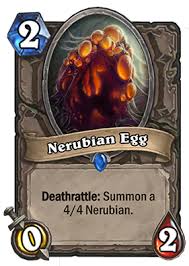 Nerubian egg - Hearthstone Curse of Naxxramas Card