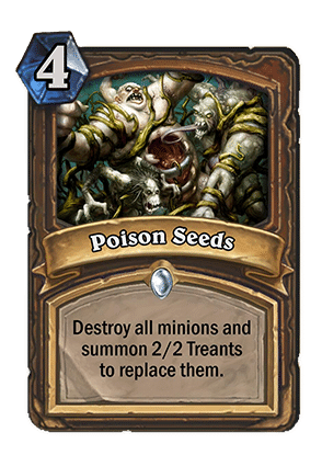 poison seeds- Hearthstone Curse of Naxxramas Card