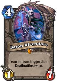 Baron Rivendare Hearthstone: Curse of Naxxramas card