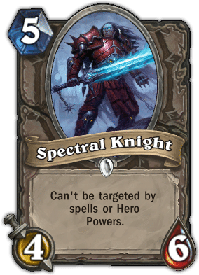 Spectral Knight Hearthstone: Curse of Naxxramas card