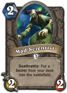 Mad Scientist - Hearthstone: Curse of Naxxramas Card