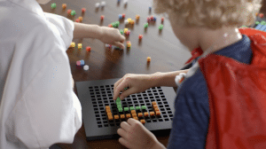 Bloxels with kids