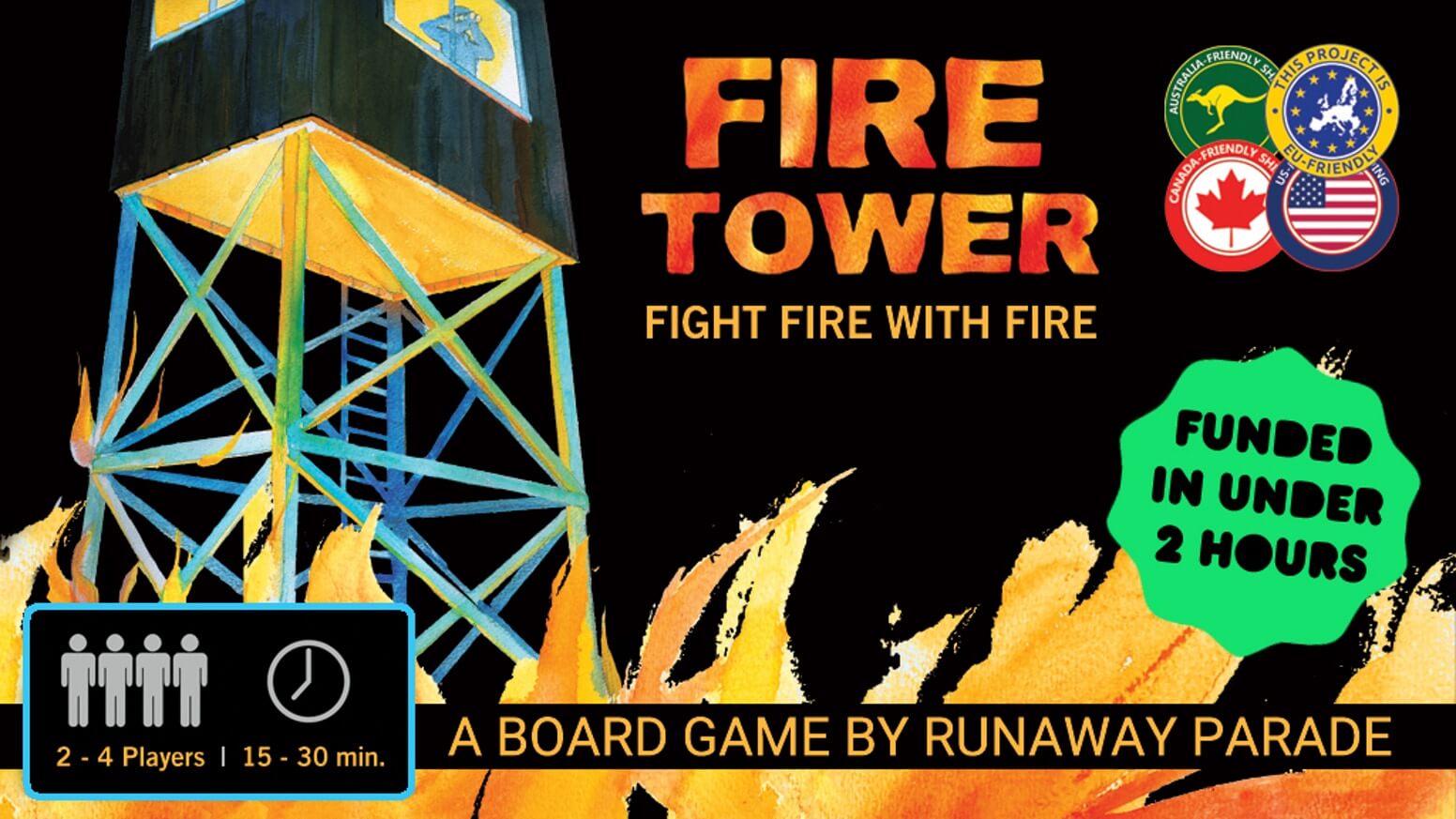 Fire Tower board game logo