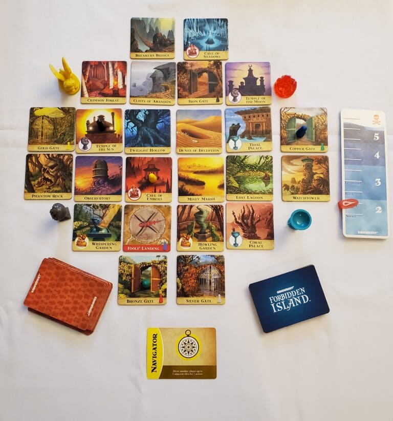 Forbidden Island set up