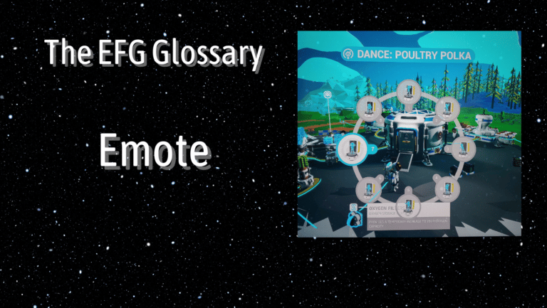 The EFG Glossary Emote