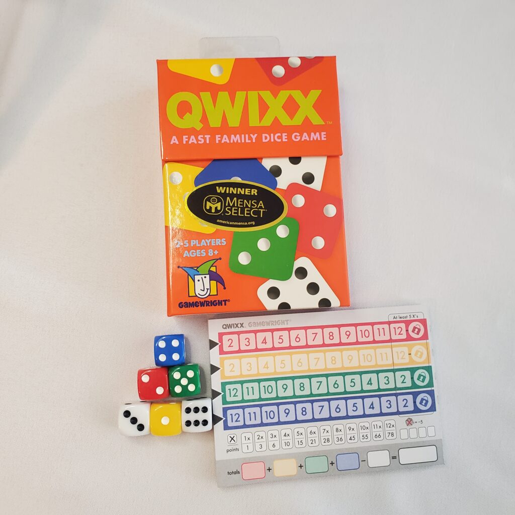 Qwixx, A Fast Family Dice Game