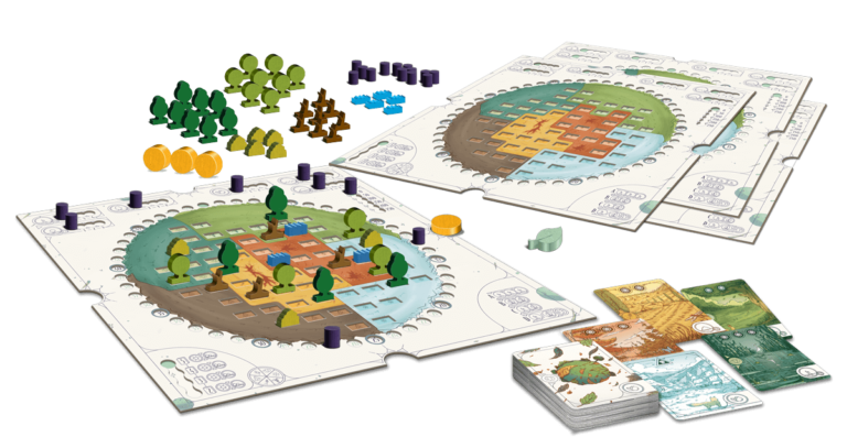 Evergreen-board-game-components