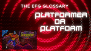 The EFG Glossary platformer