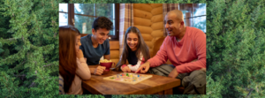 i photo of people having fun at a family game night